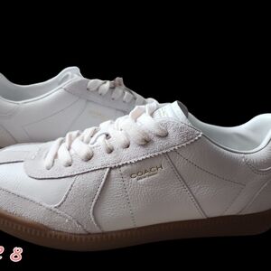 Coach White Leather Sneakers
